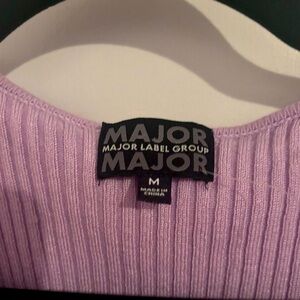 Purple cardigan sweater size Medium